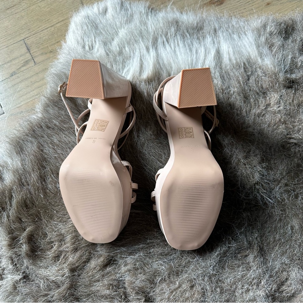 RAID Fia Platform Patent Heels - Size 10 - Blush - Never worn! - Picture 4 of 9
